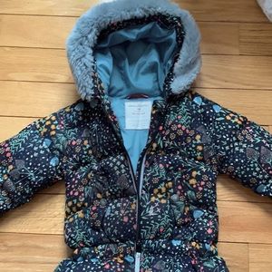 ADORABLE Hanna Andersson Down Filled puffer Jacket size 100 US 3-4T